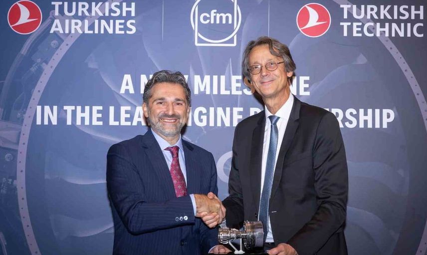 Türk Hava Yolları ile CFM arasında LEAP-1B motorları için tarihi anlaşma