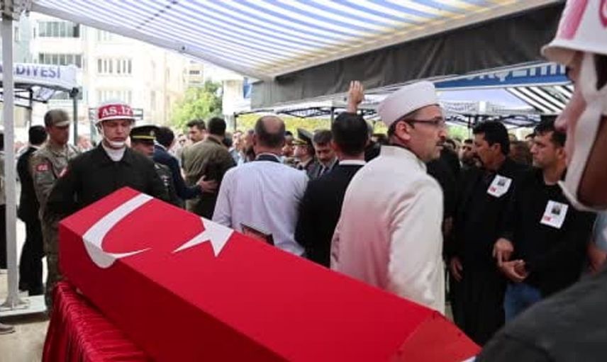 Kahramanmaraşlı şehit piyade uzman çavuş yolculuğa uğurlandı