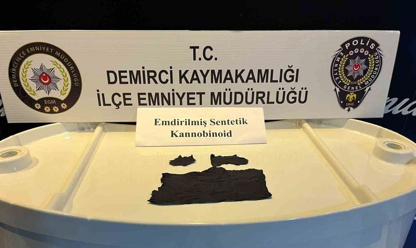 Demirci'de uyuşturucu operasyonu ile bir kişi tutuklandı