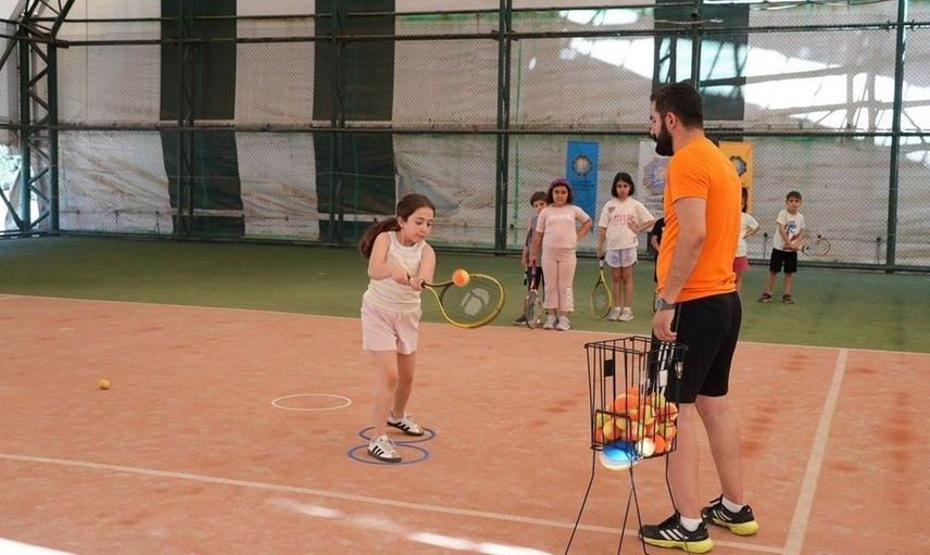 Diyarbakır'da tenis kurslarına ilgi artıyor: 6 ayda 540 kursiyer