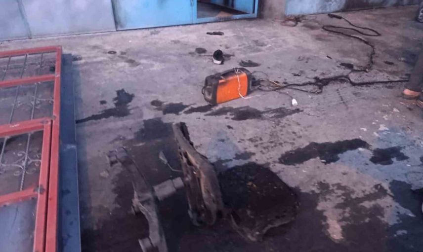 Adıyaman'da PVC atölyesinde patlama meydana geldi: 2 kişi yaralandı