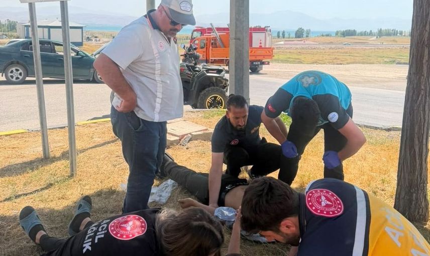 Van'da trafik kazasında iki kişi yaralandı