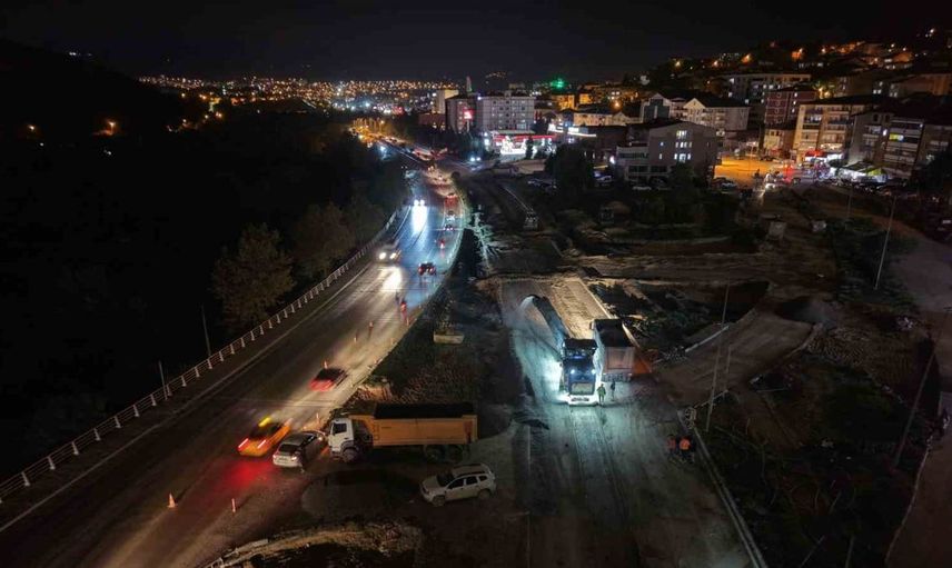 Karabük’te sanayi kavşağı çalışmaları 15 gün içinde sona erecek