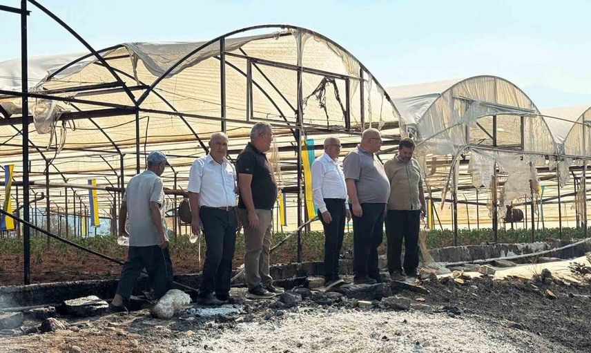 Kumluca orman yangınında hasar tespit çalışmaları hız kazandı