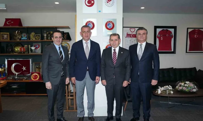 Dursun Özbek, TFF Başkanı Hacıosmanoğlu ile bir araya geldi
