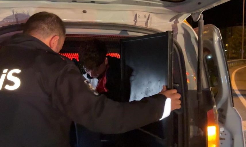Alkollü sürücünün kaçma çabası sona erdi: Kameralar her detayı kaydetti