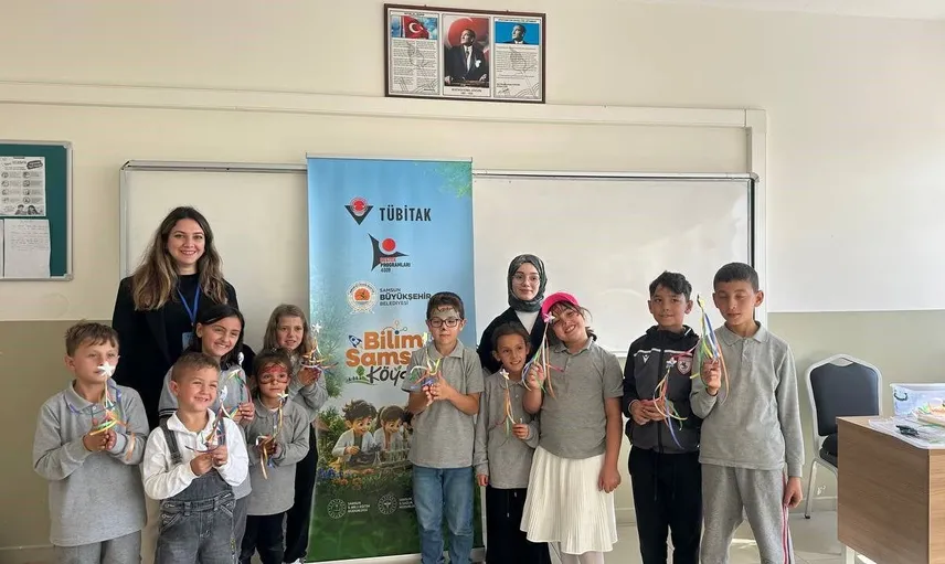 Bilim samsun, bilim atölyeleriyle köy okullarında öğrencileri destekliyor