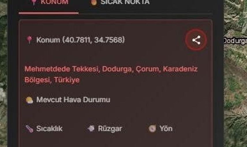 Çorum ormanları yapay zeka ile korunuyor