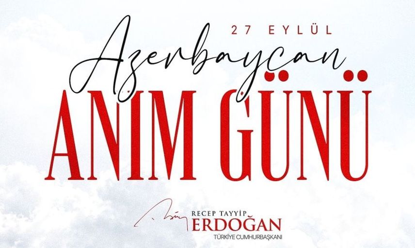 Erdoğan, Karabağ'ın Azerbaycan Toprağı Olduğunu Vurguladı