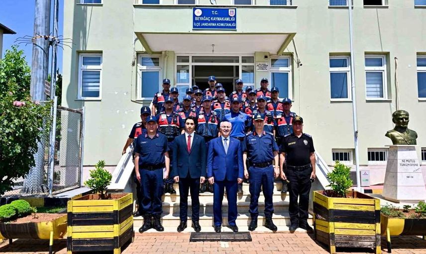 Denizli Valisi Yavuz Selim Köşger Beyağaç’ta temaslarda bulundu