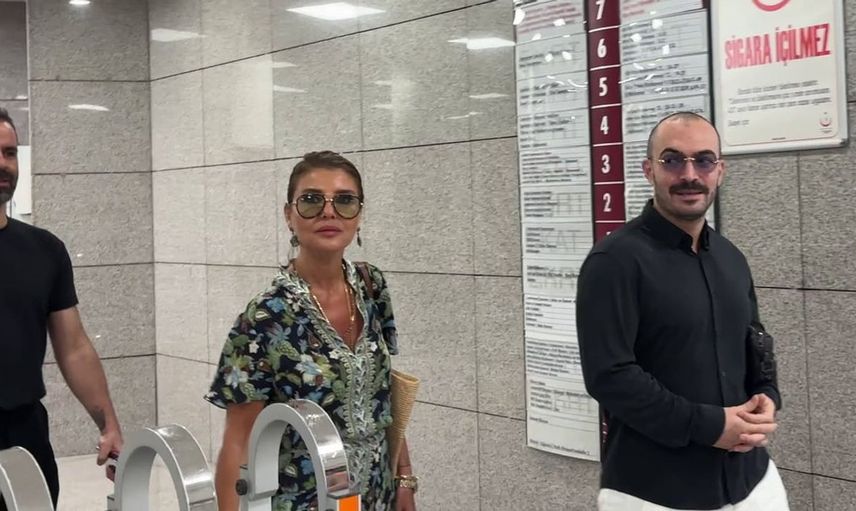 Gülben Ergen, Ahbap soruşturması kapsamında adliyeye ifade vermek için geldi