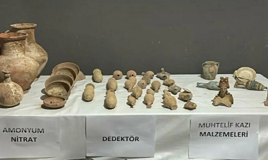 37 Tarihi Eser Ele Geçirildi! 3 Kişi Tutuklandı