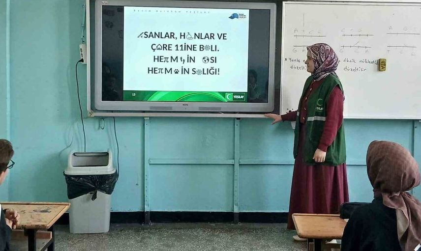 Kars’ta öğrencilere sağlıklı yaşam bilinci kazandıran etkinlik