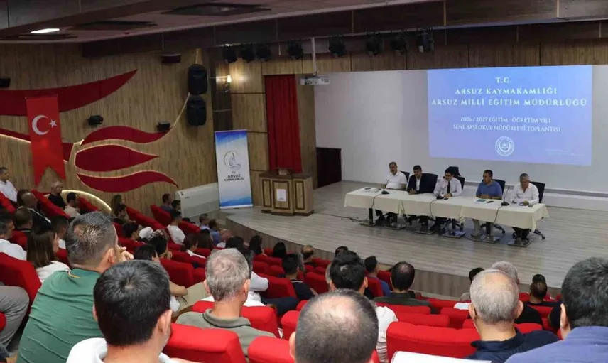 Arsuz'da eğitim yılına hazırlık için okul müdürleri toplandı