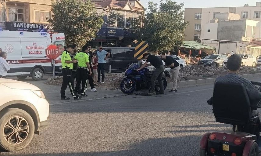 Gölbaşı'nda motosiklet kazası: 2 kişi yaralandı