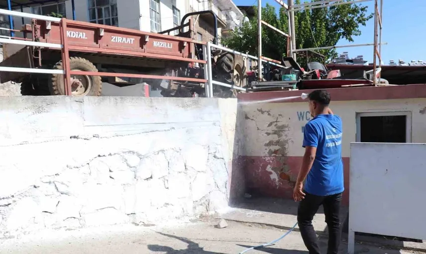 Bozdoğan'da haşereyle mücadele tüm hızıyla sürüyor