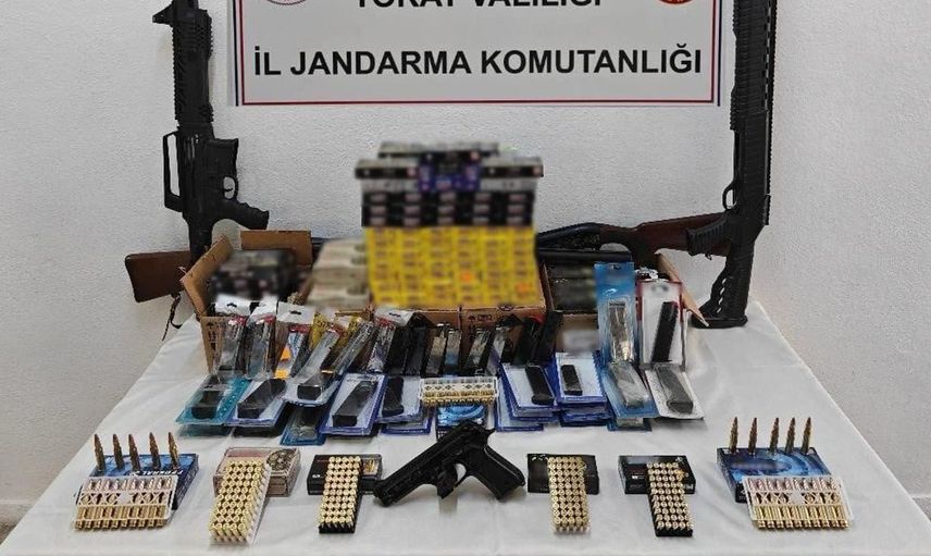 Tokat'ta illegal silah ticaretine karşı operasyon: 29 gözaltı