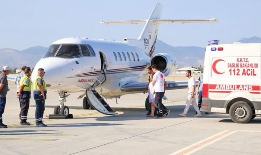 Girne feribot kazasından etkilenen hamile kadın Kocaeli’ye getirildi