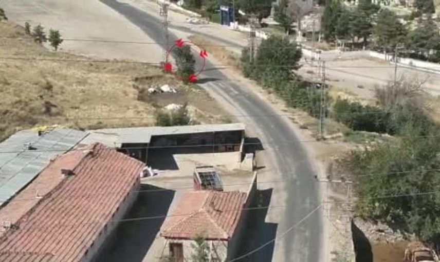 30 yıl hapis cezası bulunan hükümlü dronla takibe alınıp yakalandı
