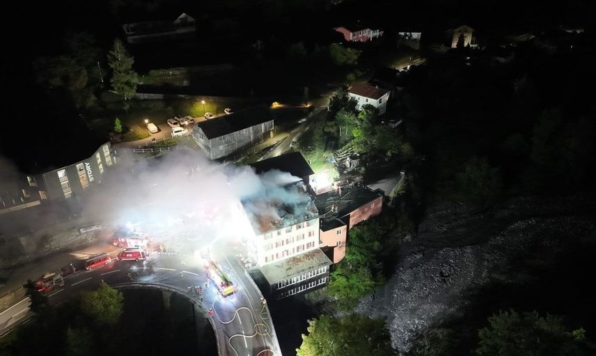 Yangın faciası İsviçre’nin Thusis kasabasında: 8 yaralı, 5 kişi kayıp