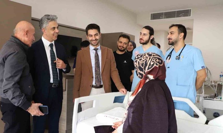 Erzincan'da hastalara geçmiş olsun ziyaretleri: Sağlık durumları hakkında bilgi alındı
