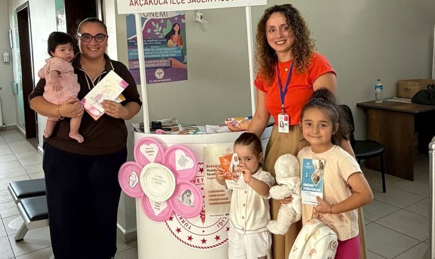 Akçakoca'da annelere ve çocuklara yönelik sağlık bilgilendirmesi yapıldı