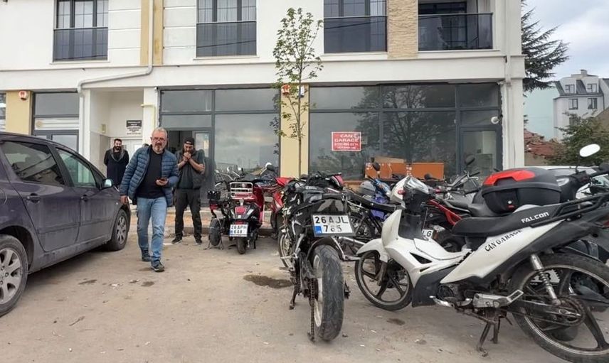 Eskişehir'de çalınan motosiklet takip cihazı sayesinde 24 saatte bulundu