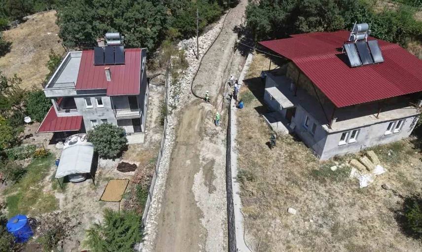 Kayacık'ta içme suyu sorunu için kapsamlı yenileme çalışmaları başlatıldı