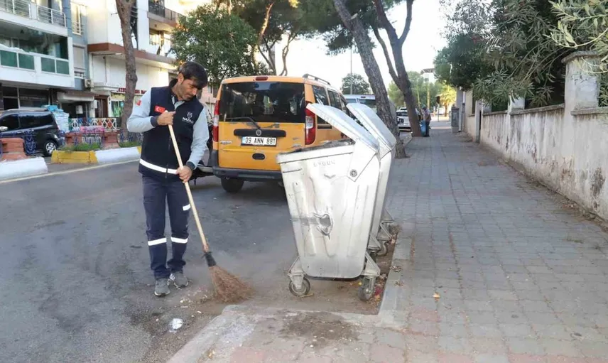 Nazilli Belediyesi, Cumhuriyet Mahallesi'nde temizlik seferberliği başlattı