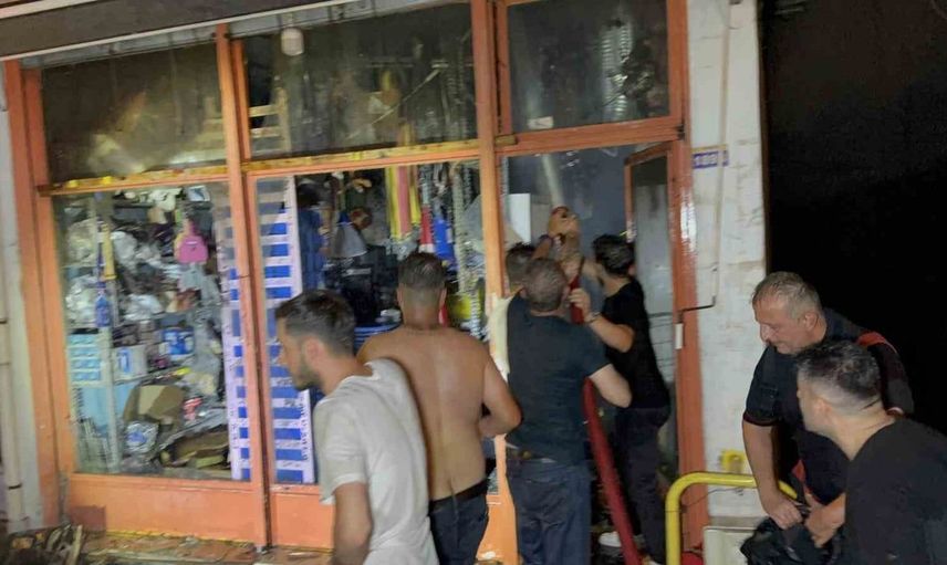 Samsun'da tüpgaz bayisinde meydana gelen yangında 4 kişi hastanelik oldu