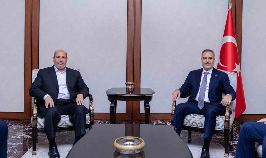 Bakan Fidan, Hamas Siyasi Büro Şefi Hayye’yi kabul etti
