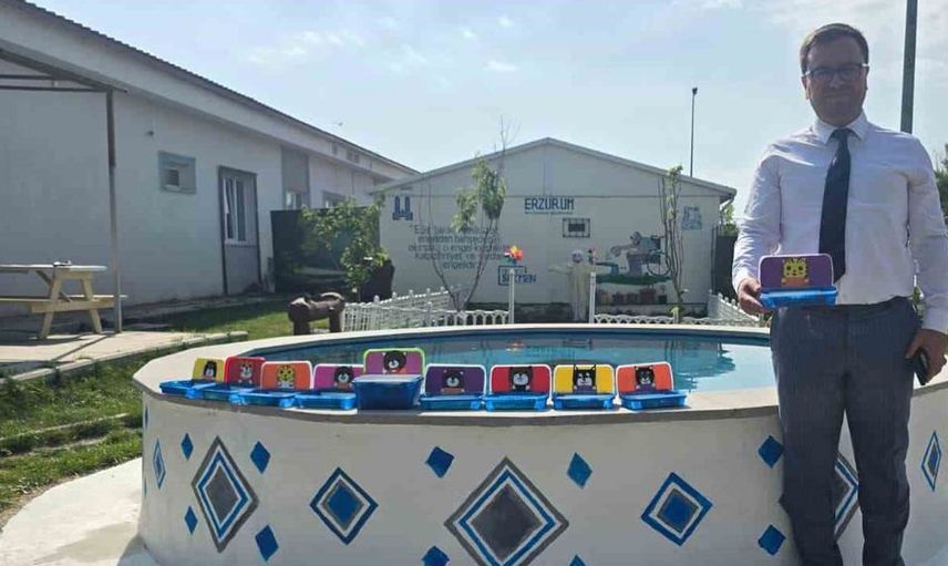 Özel çocuklardan anlamlı proje: atık kutular sokak hayvanları için mama kabına dönüştü