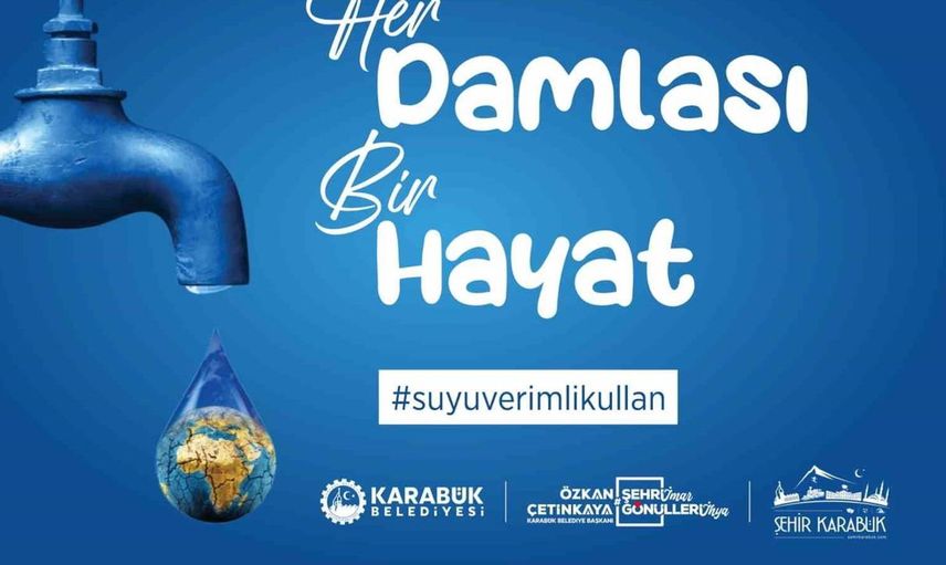 Karabük'te su verimliliği seferberliği başlatıldı