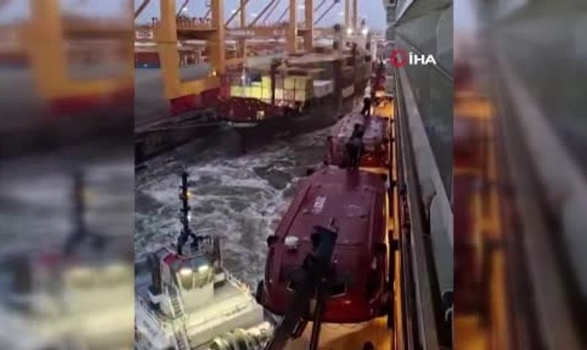 Şiddetli fırtınada gemi kazası: yolcular ölümden döndü