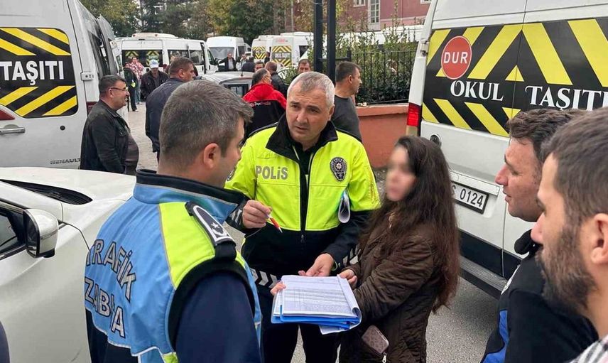Kırklareli'nde öğrenci servislerine yönelik geniş kapsamlı denetim yapıldı