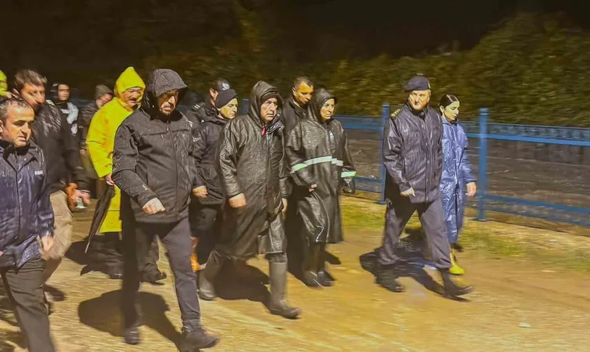 Zonguldak'ta sağanak sonrası vali hacıbektaşoğlu'ndan yerinde inceleme
