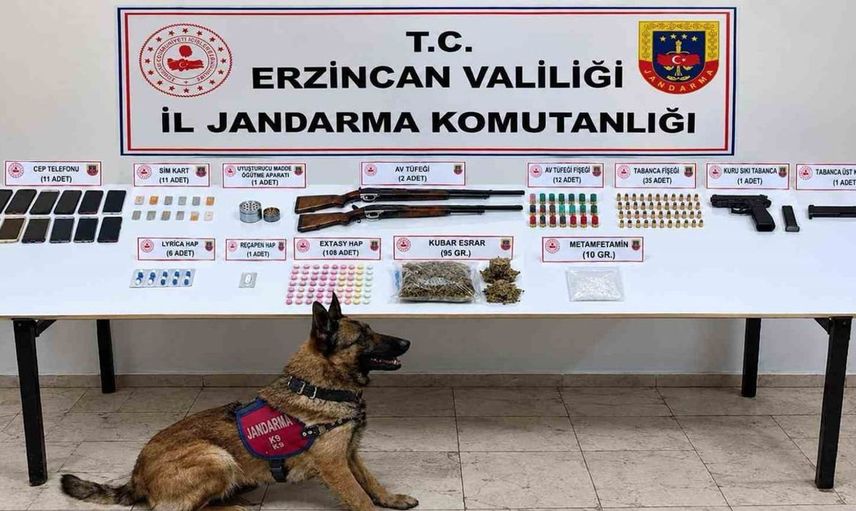Erzincan'da uyuşturucu operasyonu: 10 şüpheli gözaltına alındı