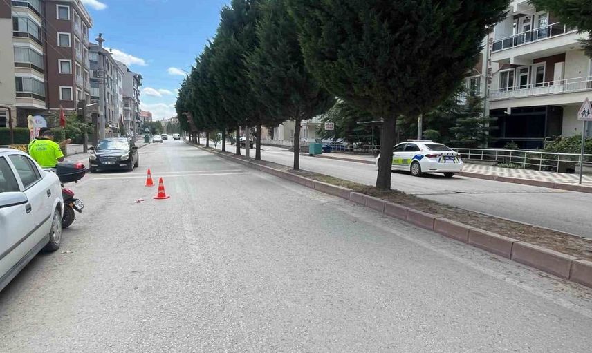 Tavşanlı'da motosiklet kazası: 1 yaralı