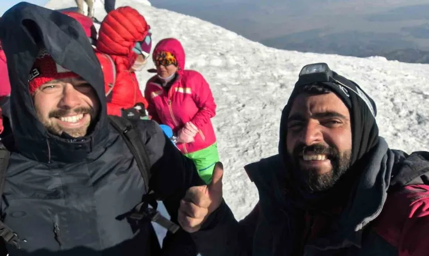 Ağrı Dağı'nda dağcıların yeni zirve deneyimi