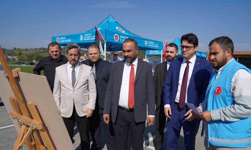 Bartın Üniversitesinde Gazze için farkındalık etkinlikleri yapıldı