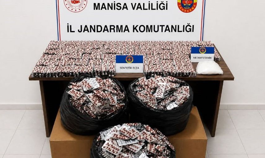 Manisa otoyolunda uyuşturucu operasyonu: 59 bin hap ve 2 kilo uyuşturucu ele geçirildi