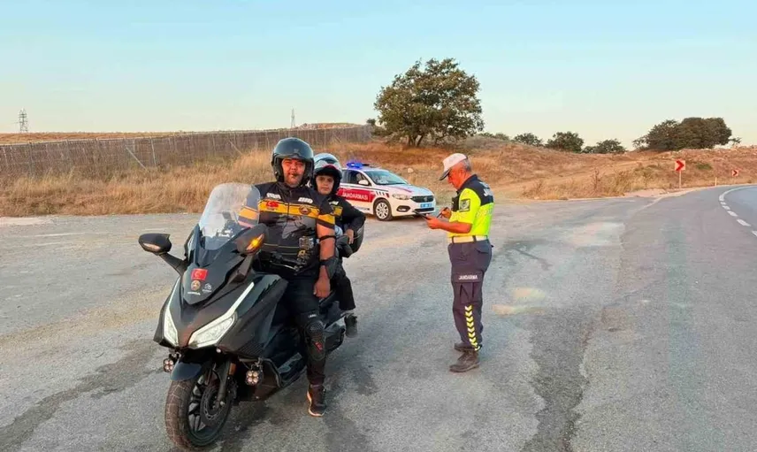 Bilecik'te motosiklet sürücülerine trafik güvenliği eğitimi