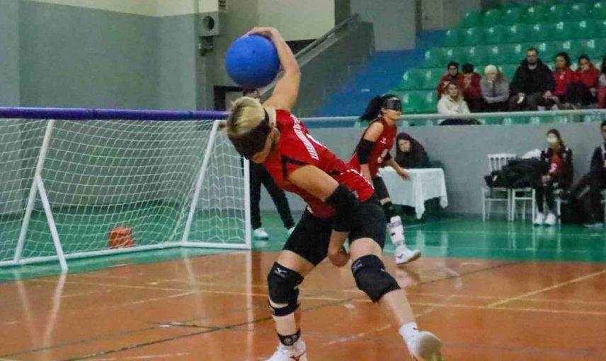 Kahramanmaraş Belediyespor kadın goalball takımı 1. ligi sürdürüyor