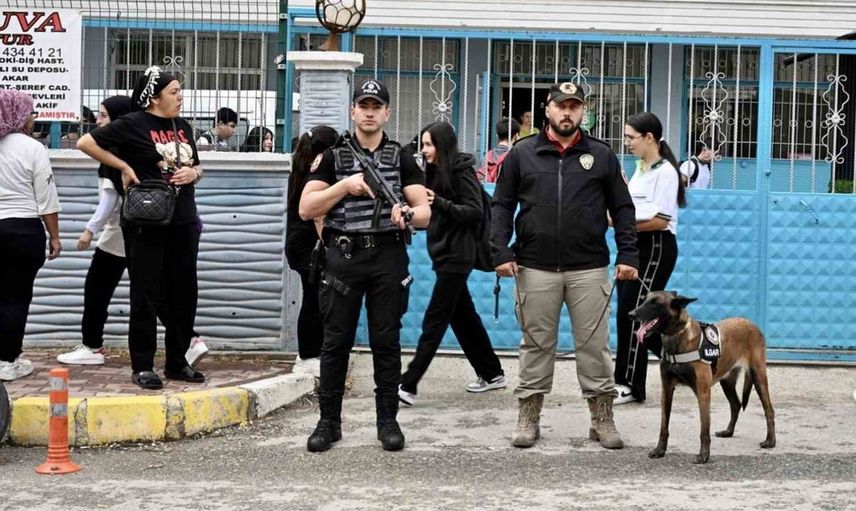Uşak'ta güvenli okul projesi kapsamında geniş çaplı denetim yapıldı