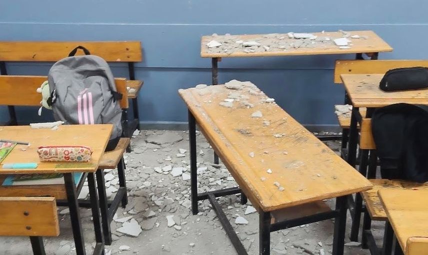 Kocaeli'de ortaokulda tavan sıvaları düştü, 3 öğrenci hastaneye kaldırıldı
