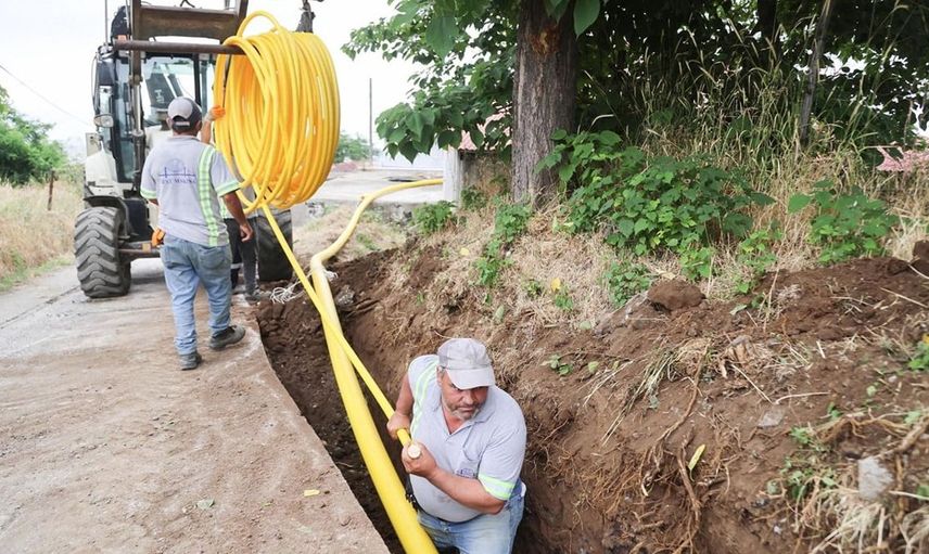 Canik'te doğal gaz seferberliği devam ediyor