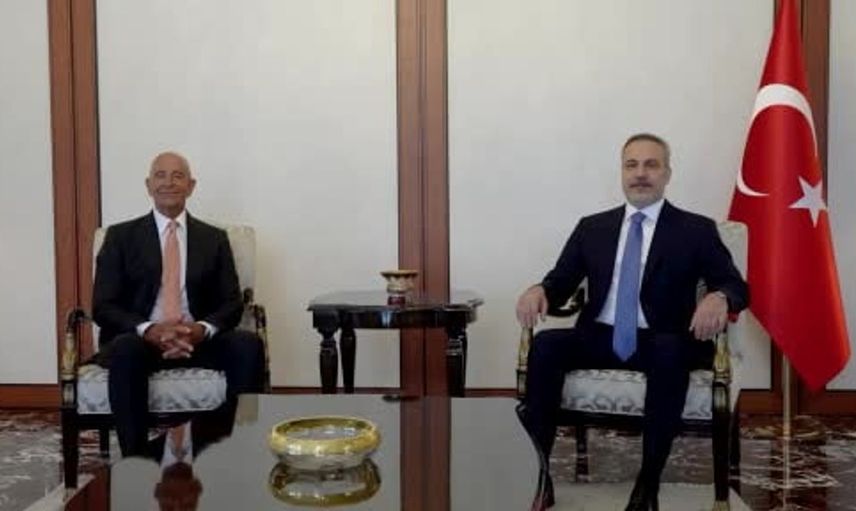 Bakan Fidan, ABD'nin Ankara Büyükelçisi Tom Barrack ile görüştü