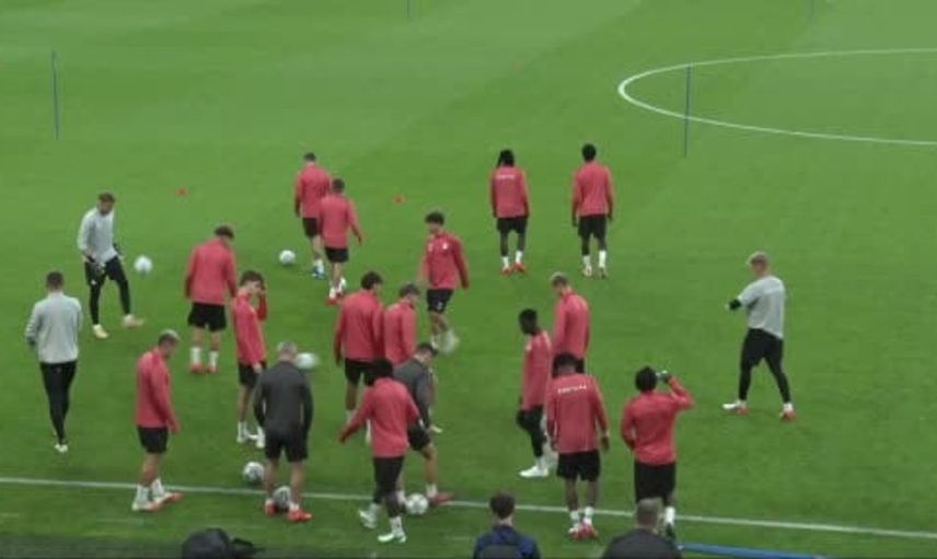Slavia Prag, Fenerbahçe maçı öncesi son provayı gerçekleştirdi