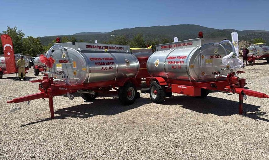 Orman yangınlarıyla mücadelede su tankeri sayısı 164'e ulaştı