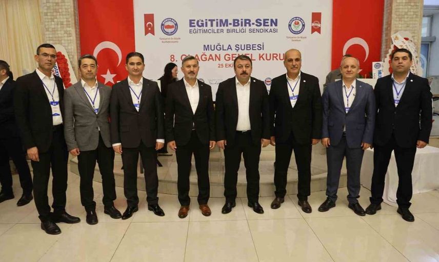 Önder Uçak, Eğitim-Bir-Sen Muğla Şubesi'nde yeniden güven tazeledi
